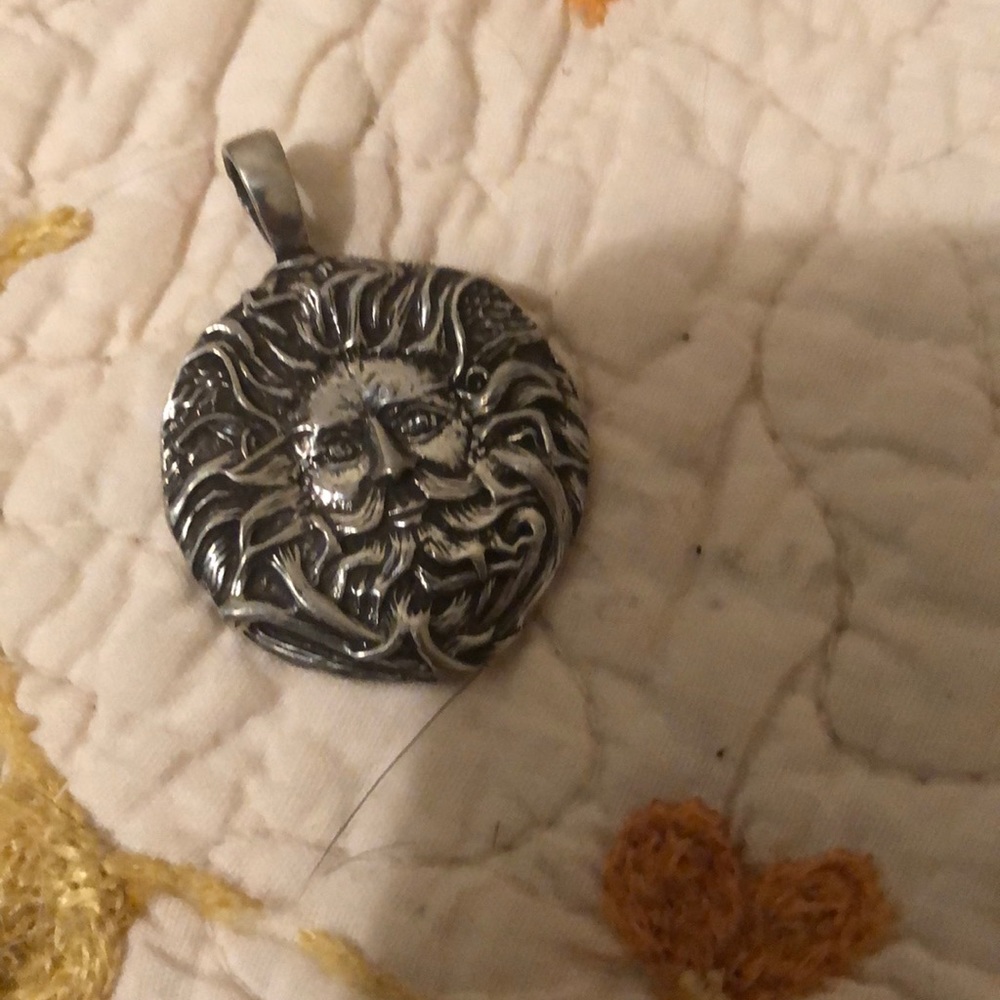 Green man charm